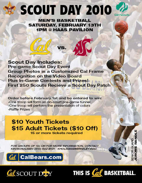 Scout Day with Cal Basketball