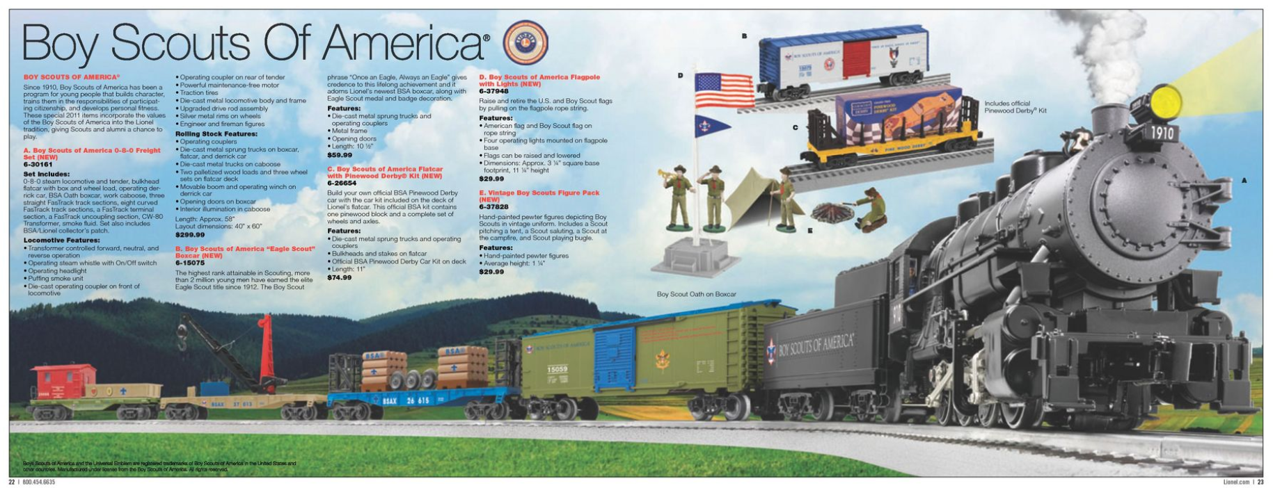 lionel boy scout train