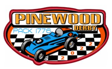 Pinewood Derby Race Car Patch