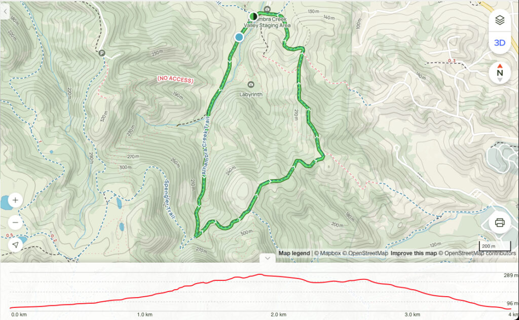 Briones Regional Park — Alhambra Creek Trail map